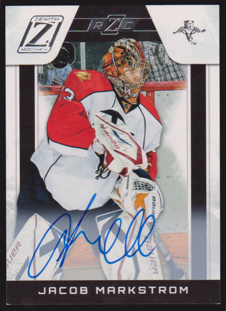 (image for) 2010-11 Zenith #209 Jacob Markstrom AUTO RC 139/999