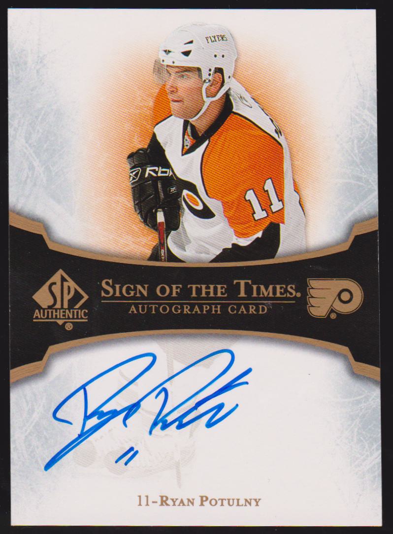 (image for) 2007-08 SP Authentic Sign of the Times #STRY Ryan Potulny - AUTO