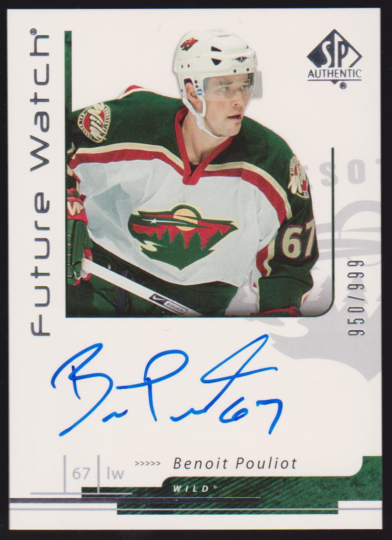 (image for) 2006-07 SP Authentic #194 Benoit Pouliot AUTO RC 950/999