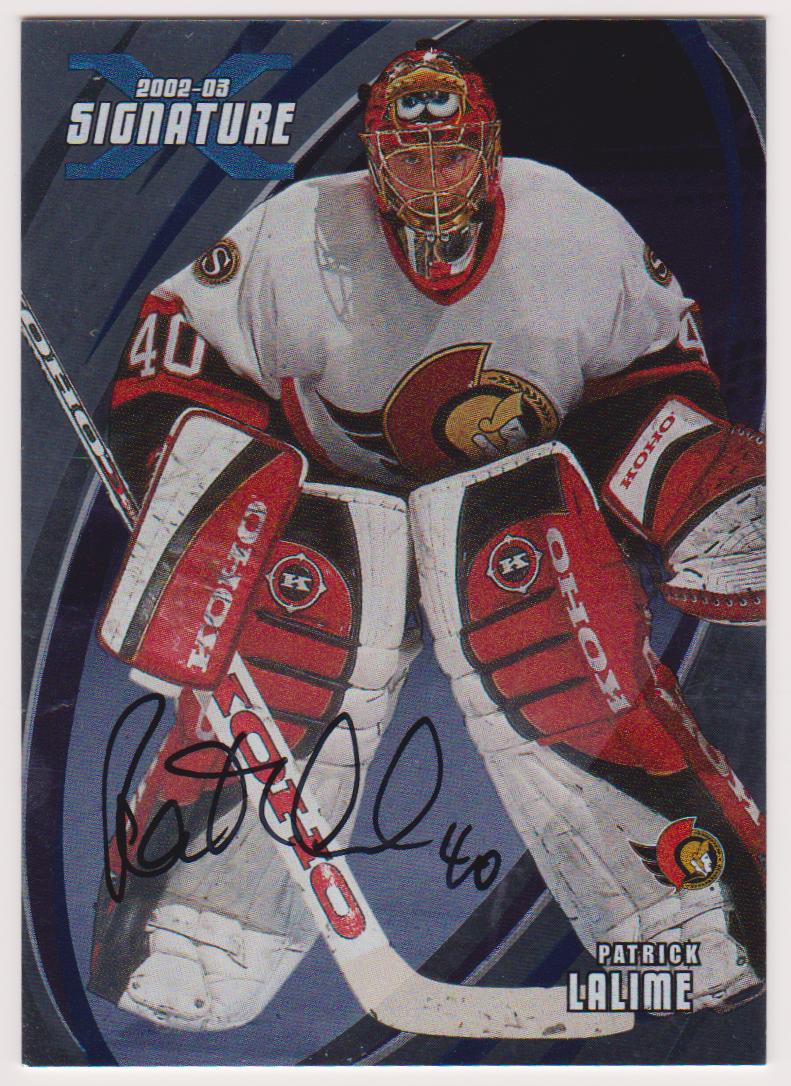 (image for) 2002-03 BAP Signature Series Autographs #35 Patrick Lalime