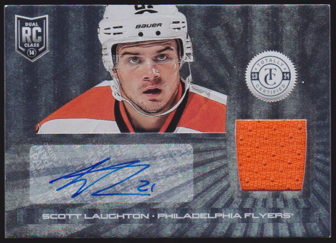 (image for) 2013-14 Totally Certified Rookie Autograph Jerseys #201 Scott Laughton - RC Year