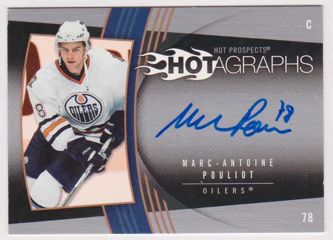 (image for) 2006-07 Hot Prospects Hotagraphs #HMP Marc-Antoine Pouliot - RC Year