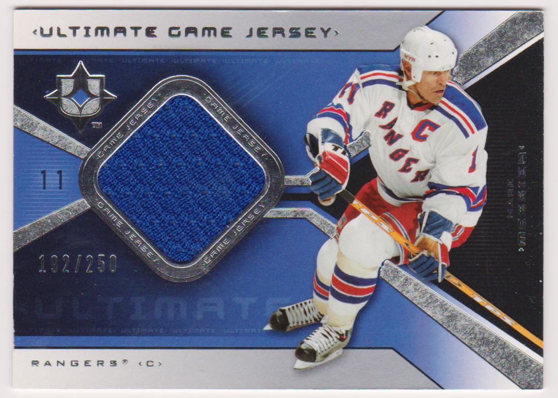2004-05 Ultimate Collection Jerseys #UGJMM Mark Messier 192/250 (image for) 2004-05 Ultimate Collection Jerseys #UGJMM Mark Messier 192/250