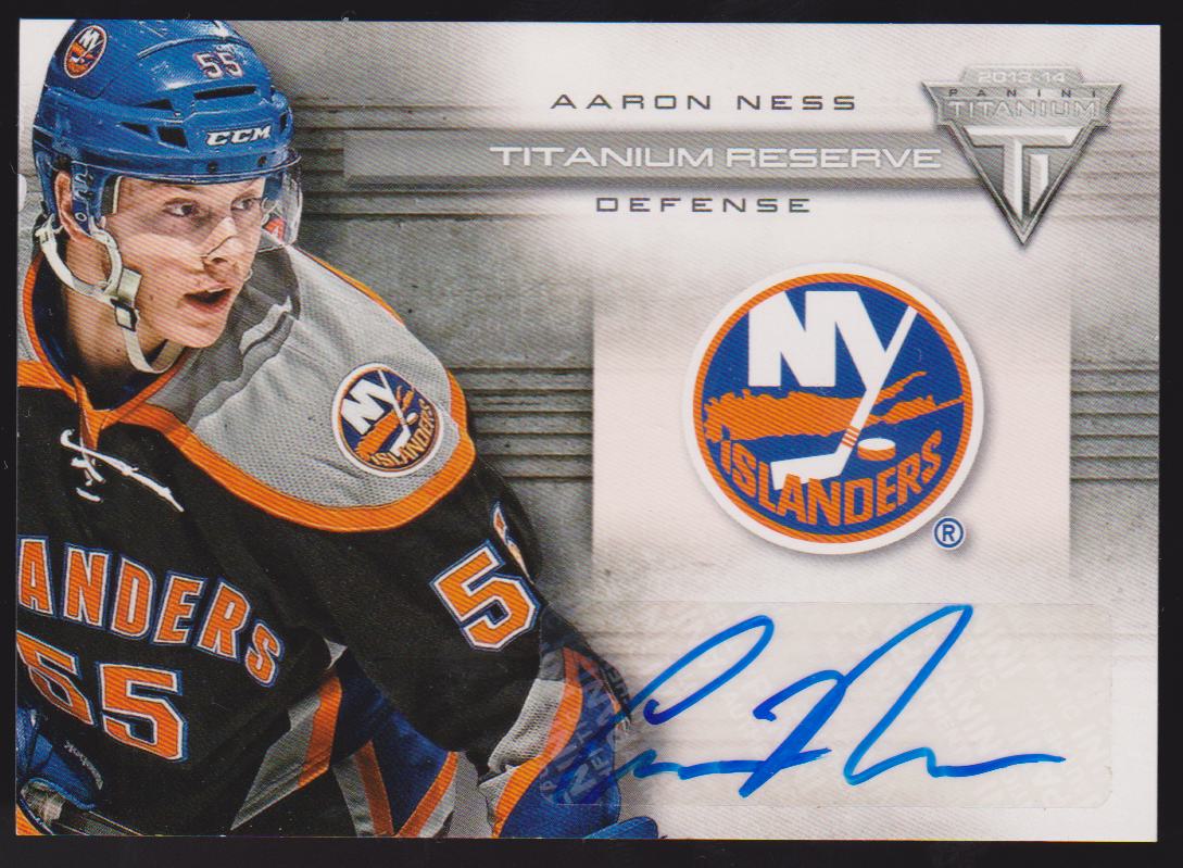 (image for) 2013-14 Panini Titanium Reserve Autographs #TRANE Aaron Ness
