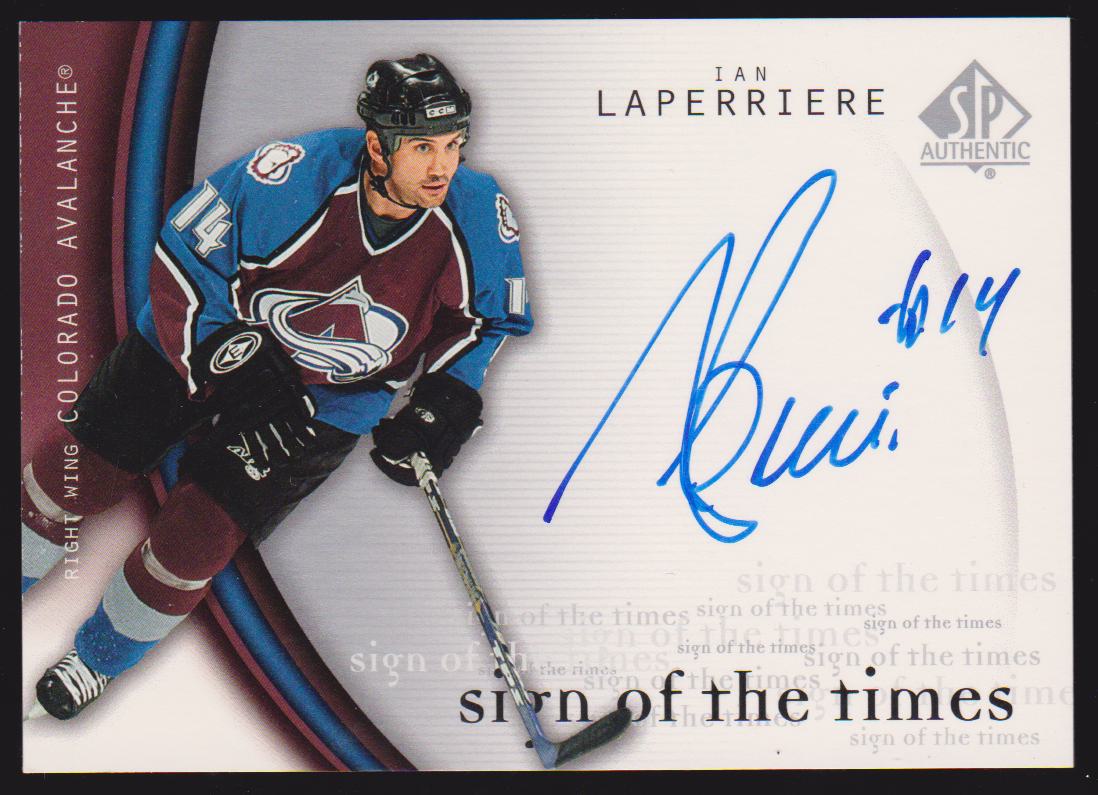 (image for) 2005-06 SP Authentic Sign of the Times #IL Ian Laperriere - AUTO