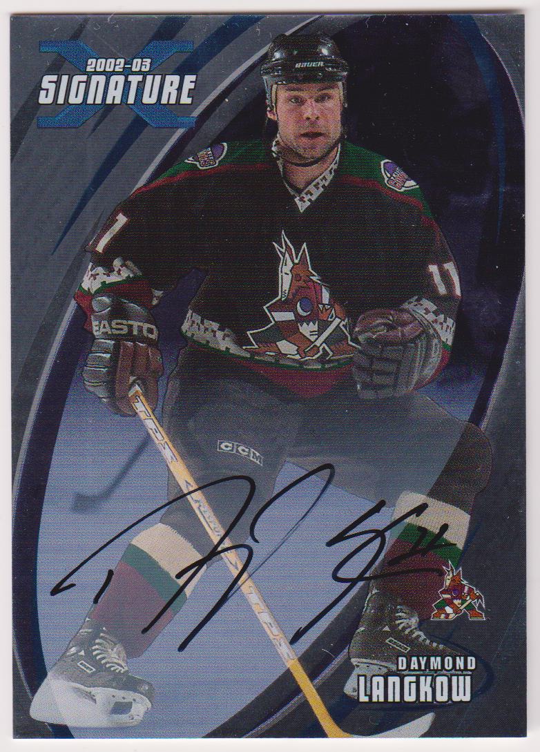 (image for) 2002-03 BAP Signature Series Autographs #96 Daymond Langkow