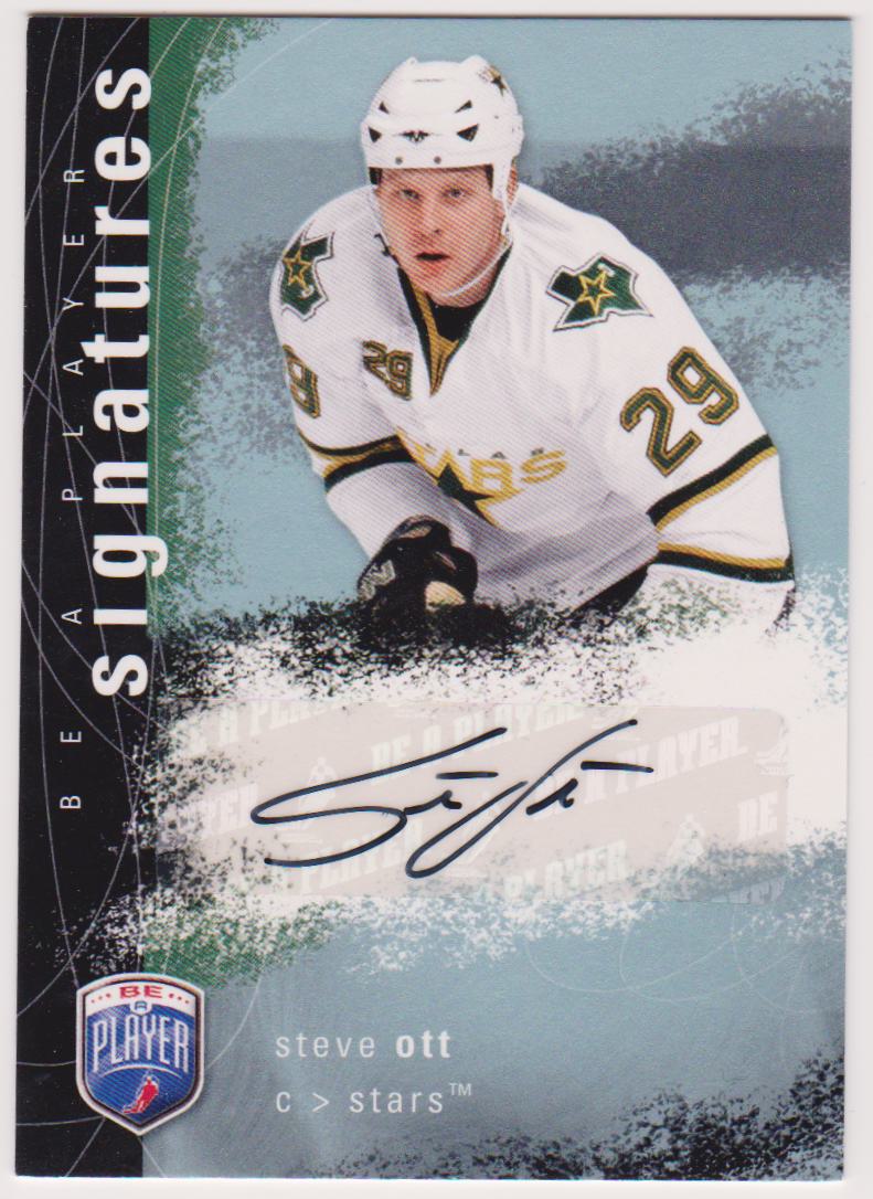 (image for) 2007-08 Be A Player Signatures #SSO Steve Ott