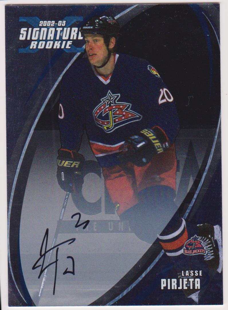 (image for) 2002-03 BAP Signature Series Autographs #189 Lasse Pirjeta - RC Year