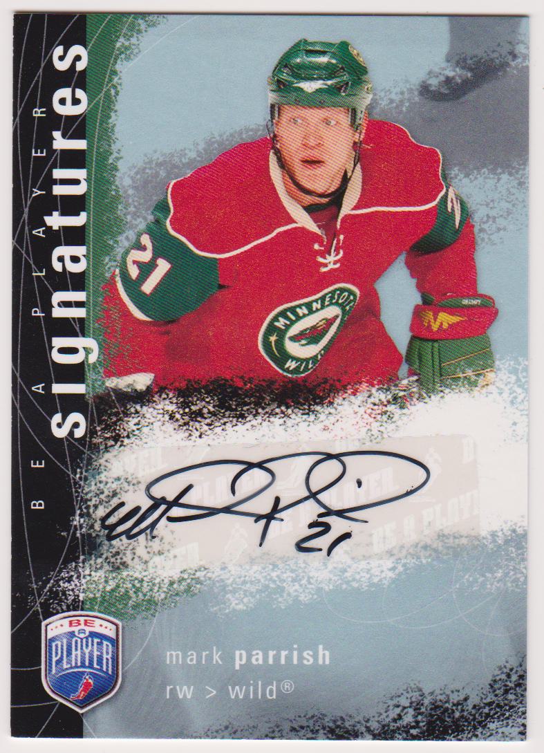 (image for) 2007-08 Be A Player Signatures #SPA Mark Parrish