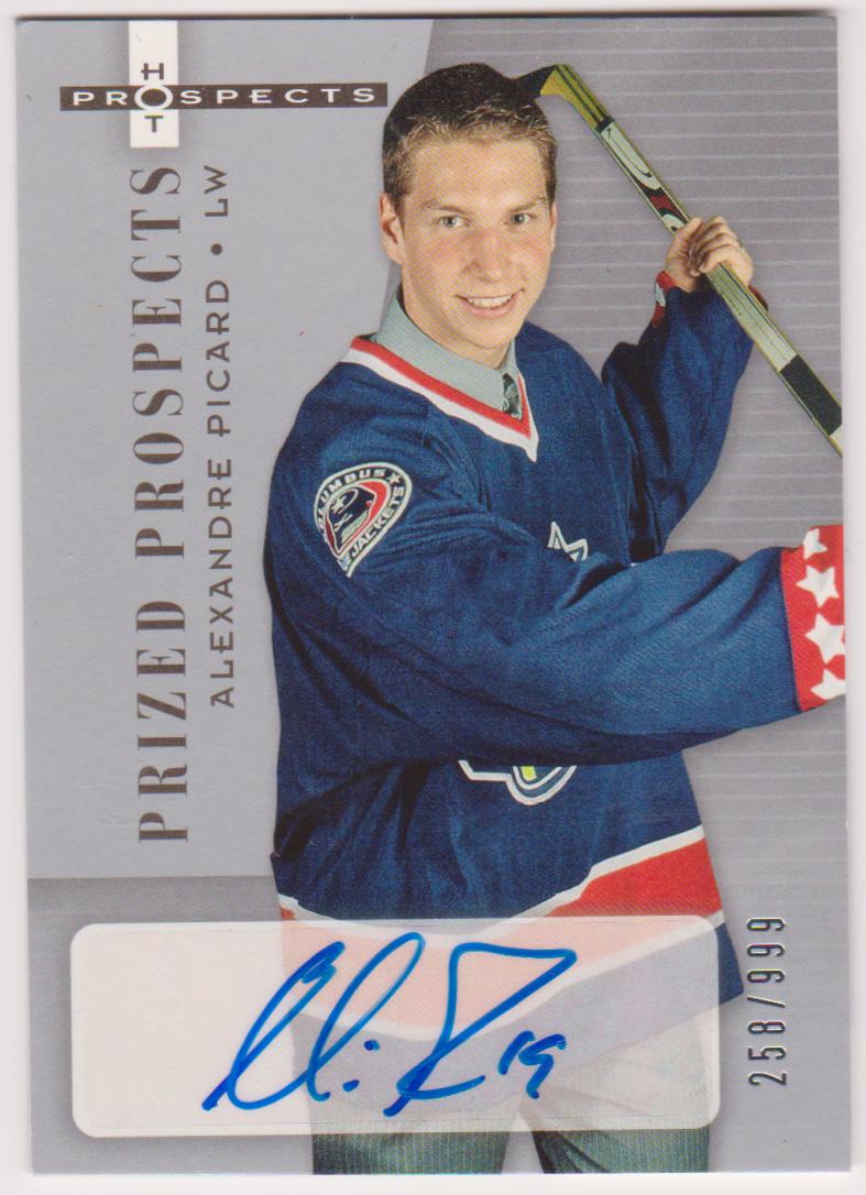 (image for) 2005-06 Hot Prospects #198 Alexandre Picard AUTO RC 258/999