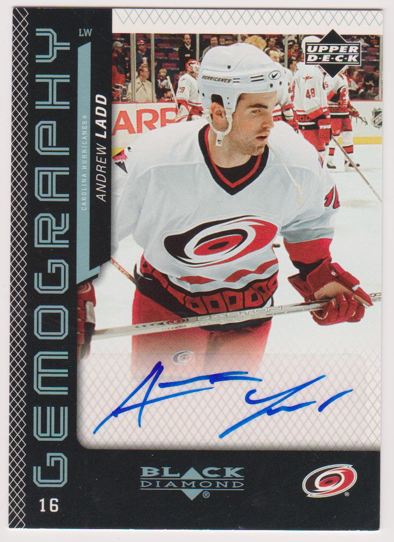 (image for) 2006-07 Black Diamond Gemography #GAL Andrew Ladd AUTO