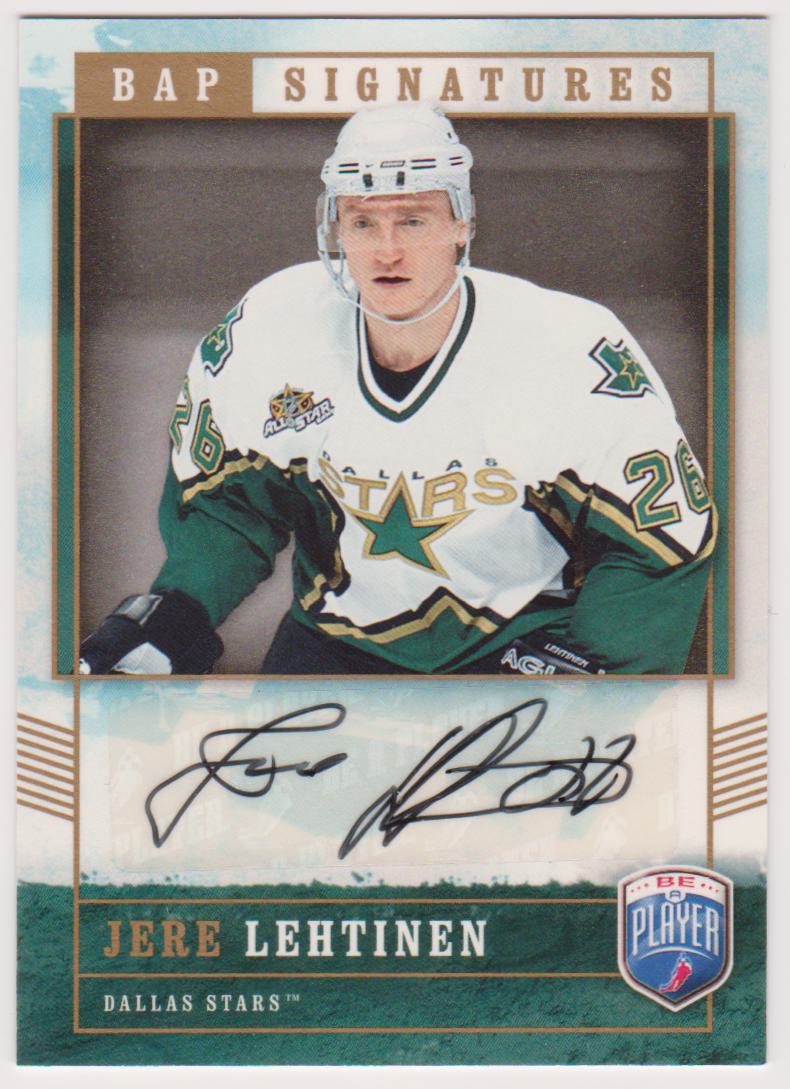 (image for) 2006-07 Be A Player Signatures #JE Jere Lehtinen