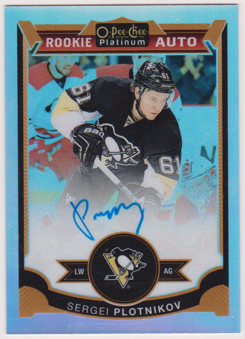 (image for) 2015-16 O-Pee-Chee Platinum Rainbow #166 Sergei Plotnikov AUTO RC