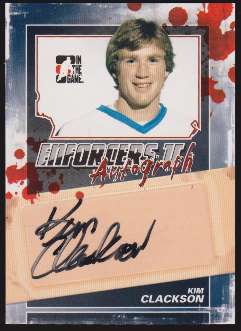 (image for) 2013-14 ITG Enforcers Autographs #AKC Kim Clackson