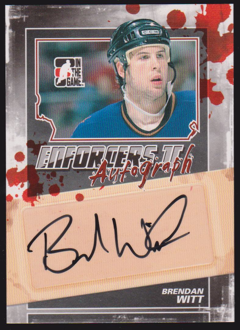 (image for) 2013-14 ITG Enforcers Autographs #ABW Brendan Witt
