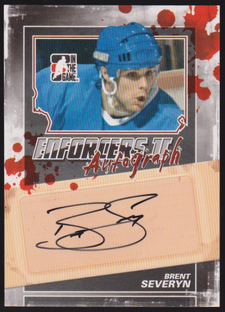 (image for) 2013-14 ITG Enforcers Autographs #ABS Brent Severyn