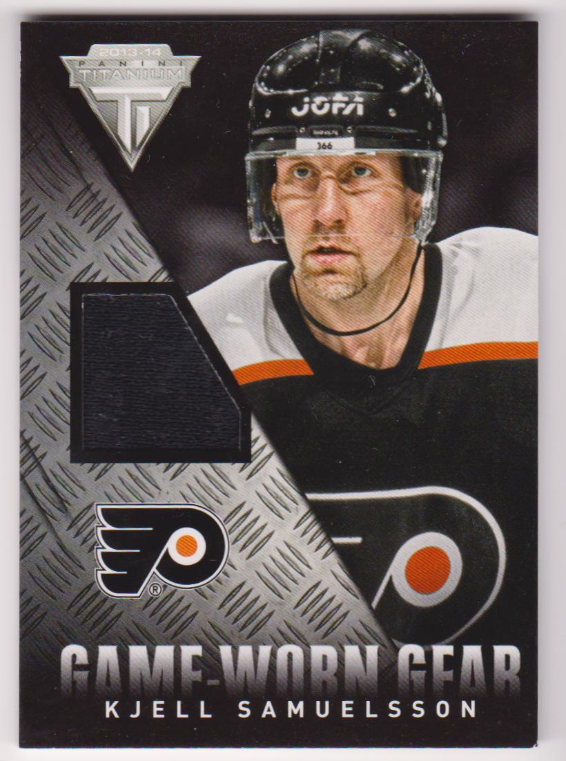 (image for) 2013-14 Panini Titanium Game Worn Gear #GGKJS Kjell Samuelsson - Jerseys