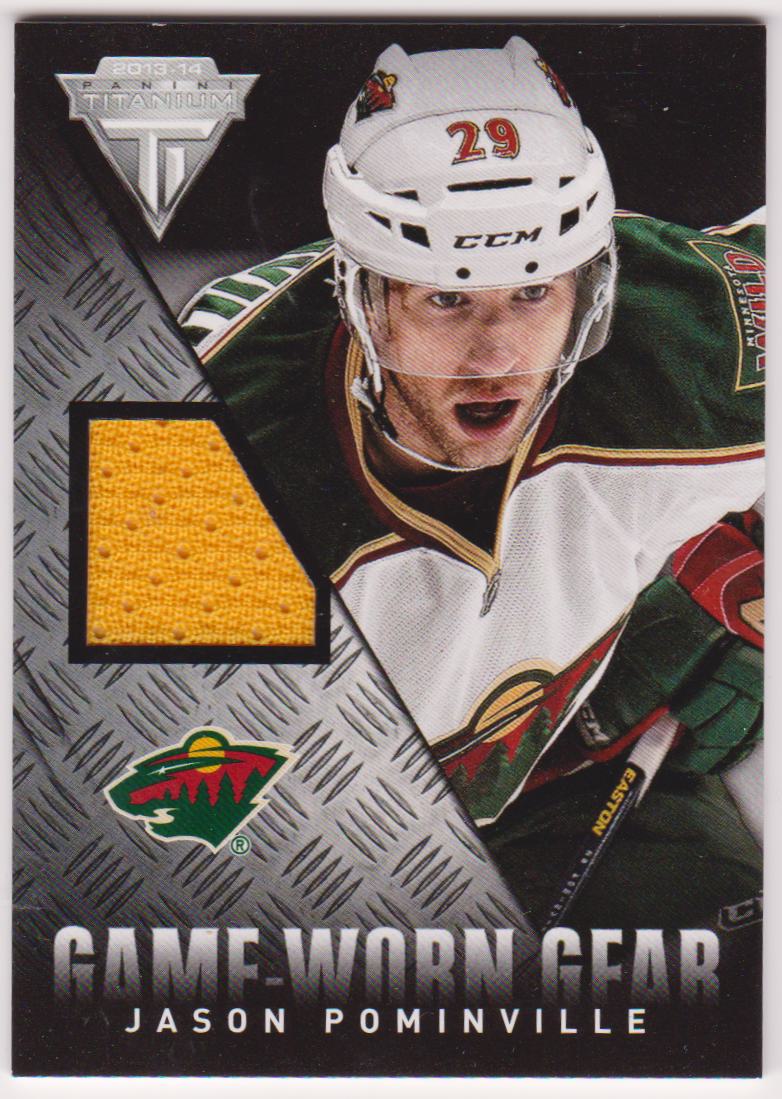 (image for) 2013-14 Panini Titanium Game Worn Gear #GGJPO Jason Pominville - Jerseys