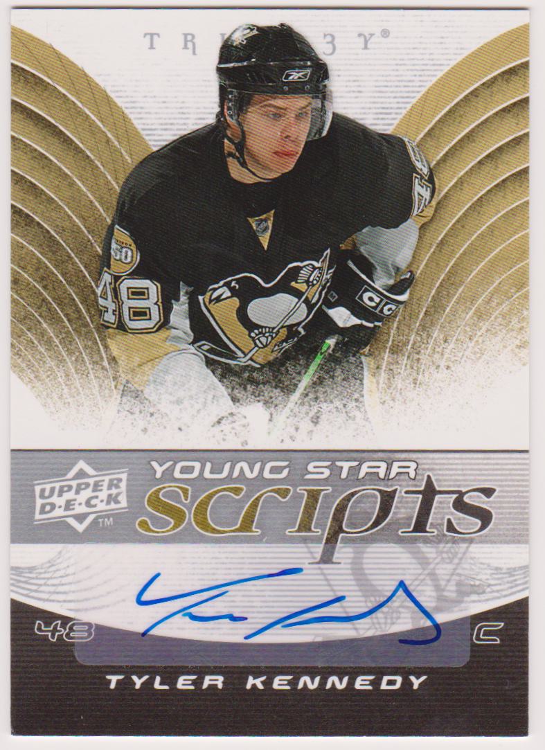 (image for) 2008-09 Upper Deck Trilogy Young Star Scripts #YSTK Tyler Kennedy AUTO