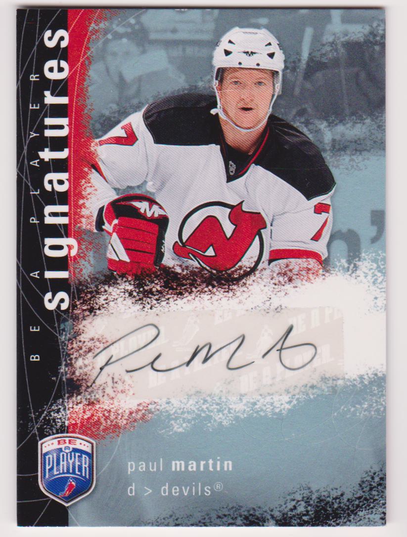 (image for) 2007-08 Be A Player Signatures #SPN Paul Martin