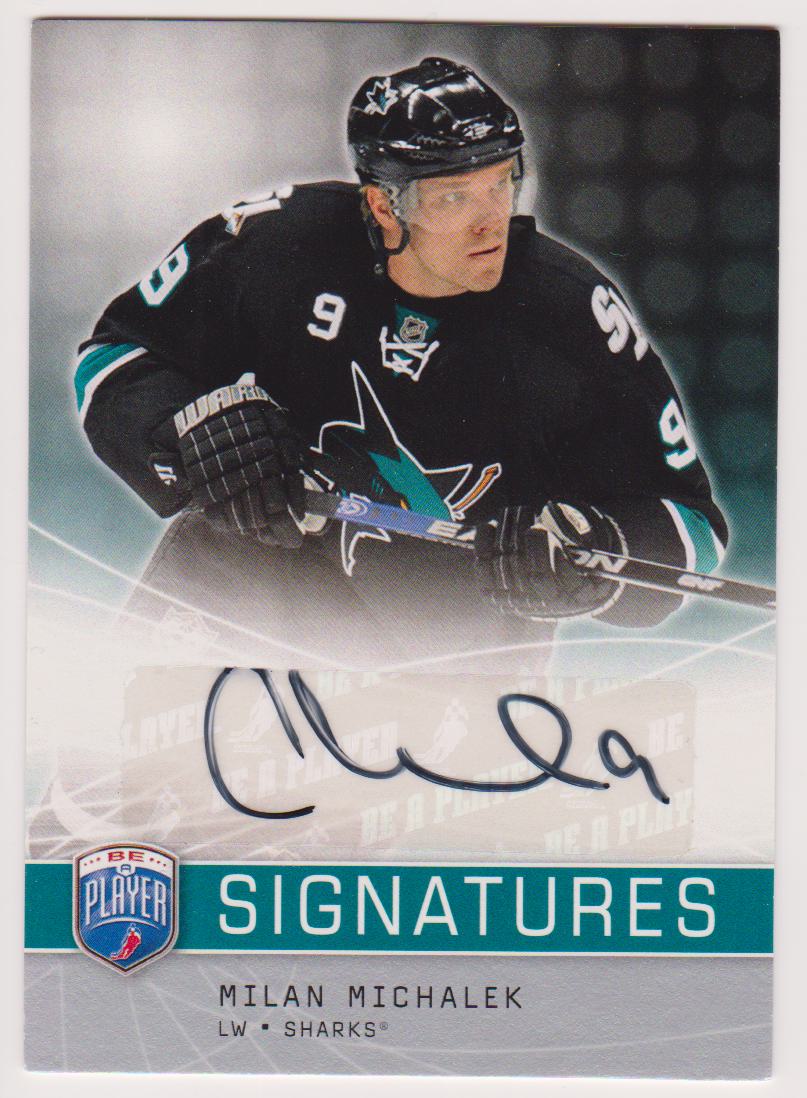 2008-09 Be A Player Signatures #SMM Milan Michalek (image for) 2008-09 Be A Player Signatures #SMM Milan Michalek