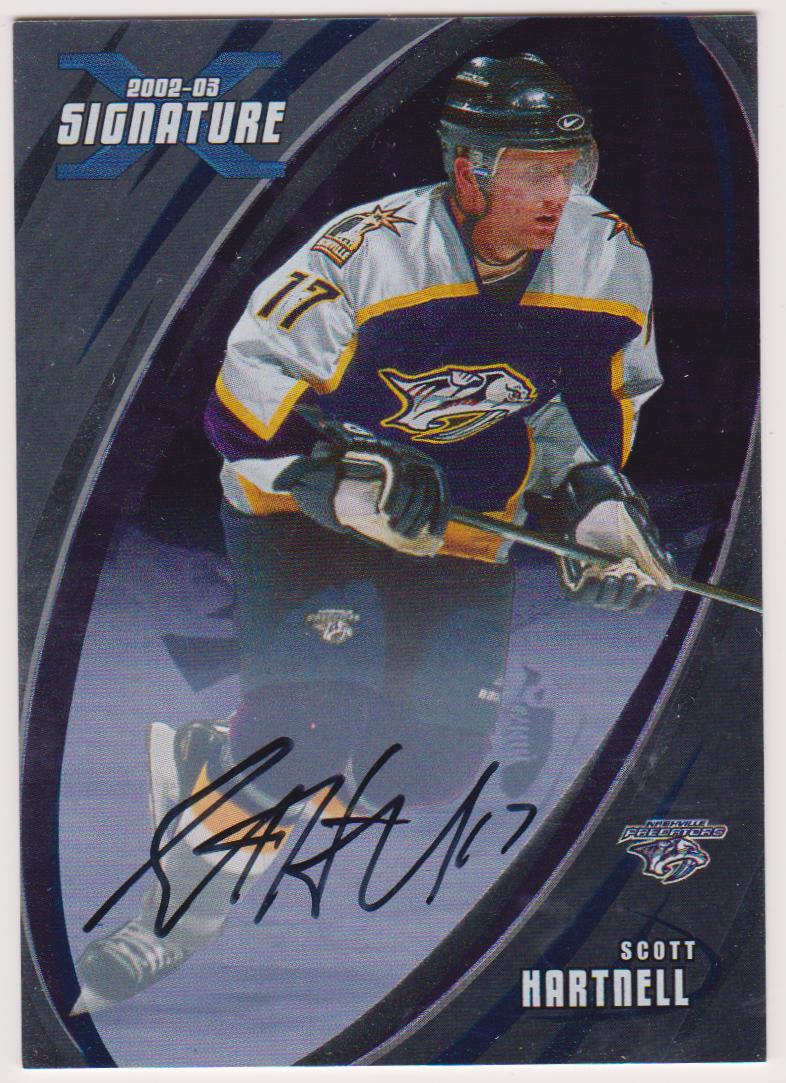 (image for) 2002-03 BAP Signature Series Autographs #66 Scott Hartnell