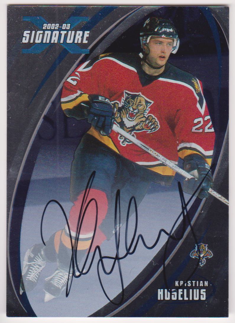 (image for) 2002-03 BAP Signature Series Autographs #106 Kristian Huselius