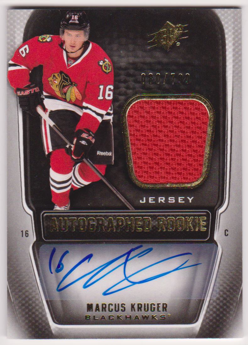 (image for) 2011-12 SPx #182 Marcus Kruger Jerseys AUTO RC
