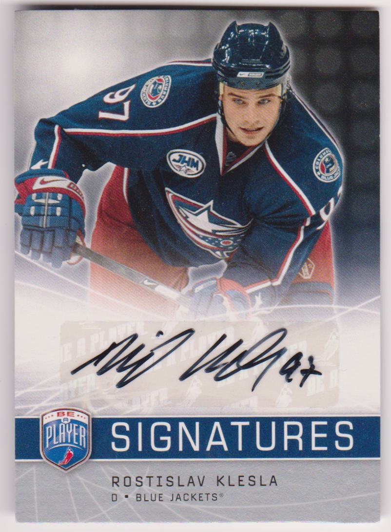 (image for) 2008-09 Be A Player Signatures #SRK Rostislav Klesla