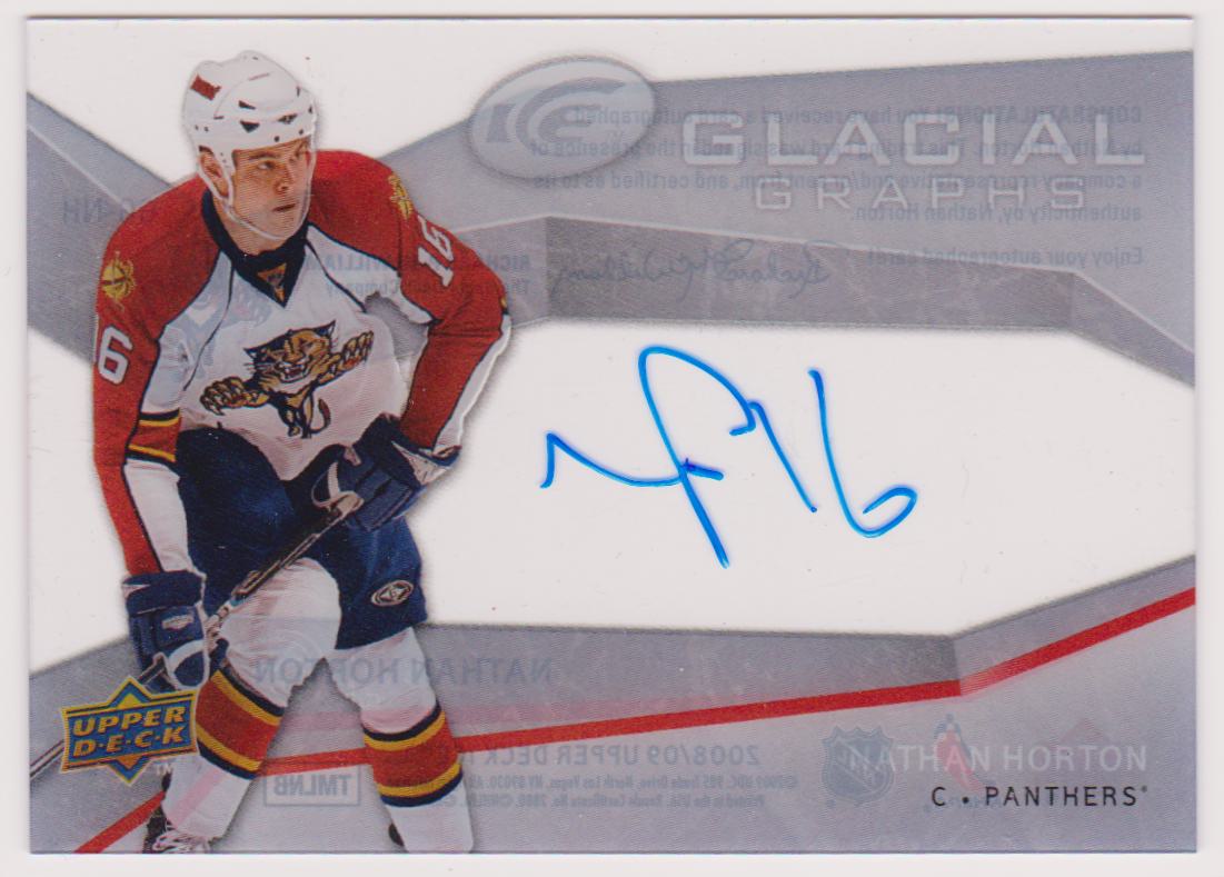 (image for) 2008-09 Upper Deck Ice Glacial Graphs #GGNH Nathan Horton - in 2013-14 Upper Deck Ice packs