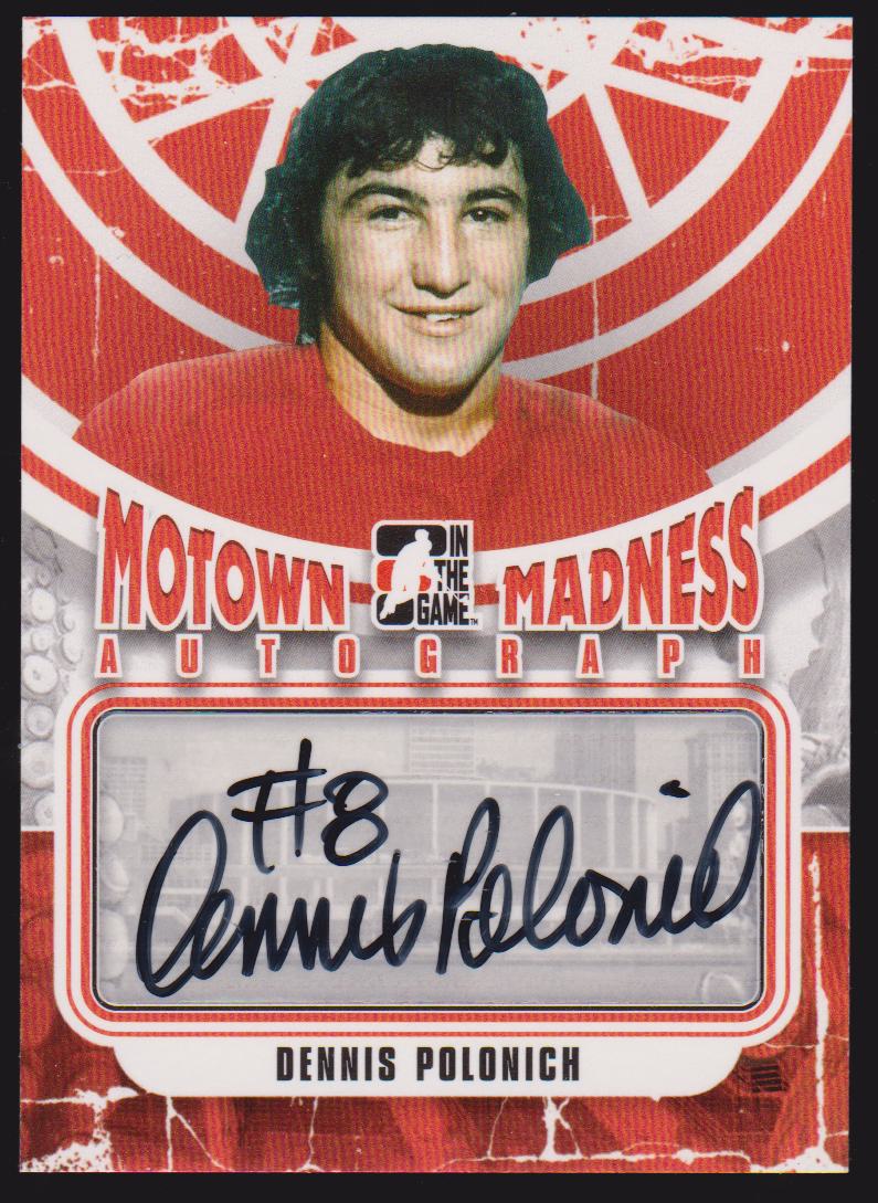 2012-13 ITG Motown Madness Autographs #ADPO Dennis Polonich (image for) 2012-13 ITG Motown Madness Autographs #ADPO Dennis Polonich