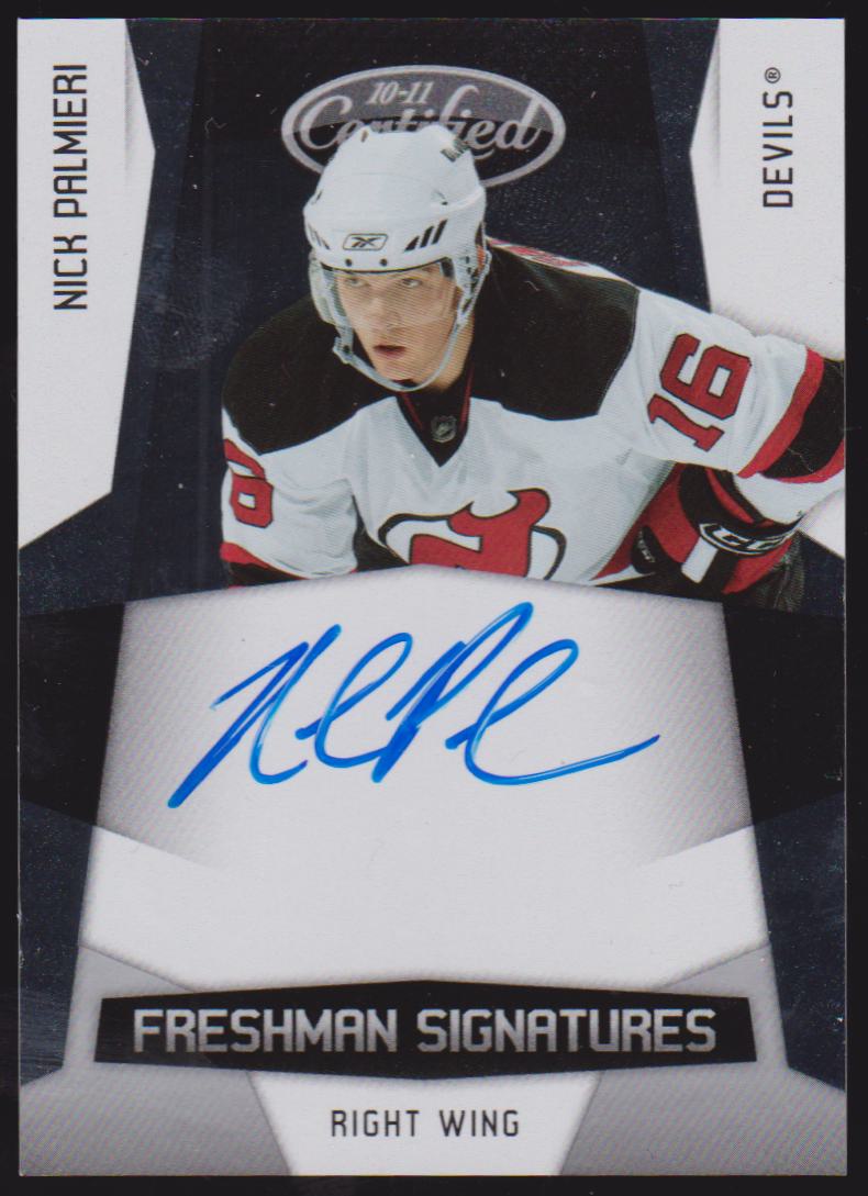 (image for) 2010-11 Certified #177 Nick Palmieri AUTO RC 1019/1299