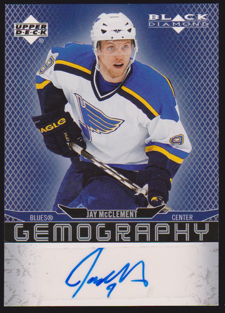 (image for) 2007-08 Black Diamond Gemography #GJM Jay McClement AUTO