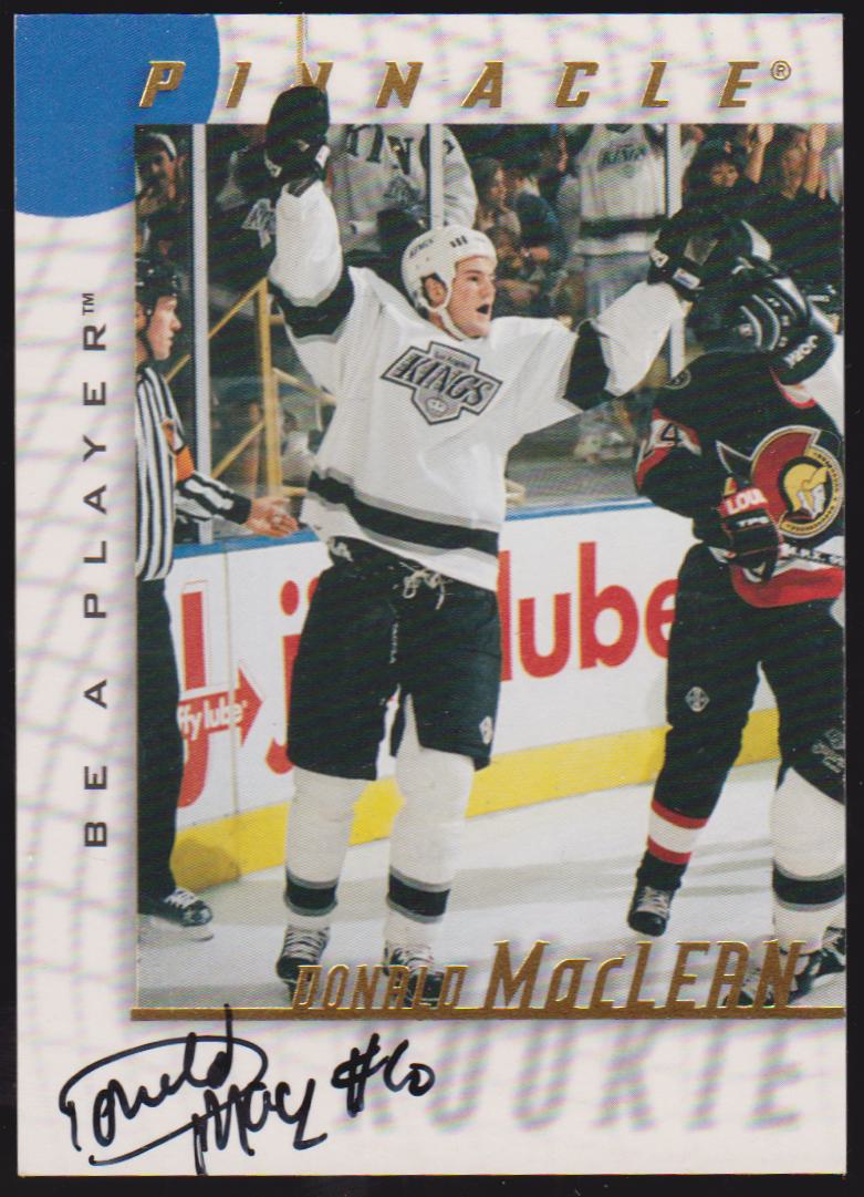 (image for) 1997-98 Be A Player Autographs #241 Donald MacLean