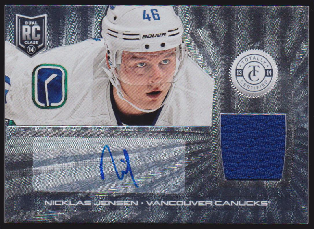 (image for) 2013-14 Totally Certified Rookie Autograph Jerseys #171 Nicklas Jensen - RC Year