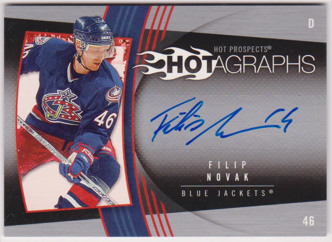 (image for) 2006-07 Hot Prospects Hotagraphs #HFN Filip Novak AUTO