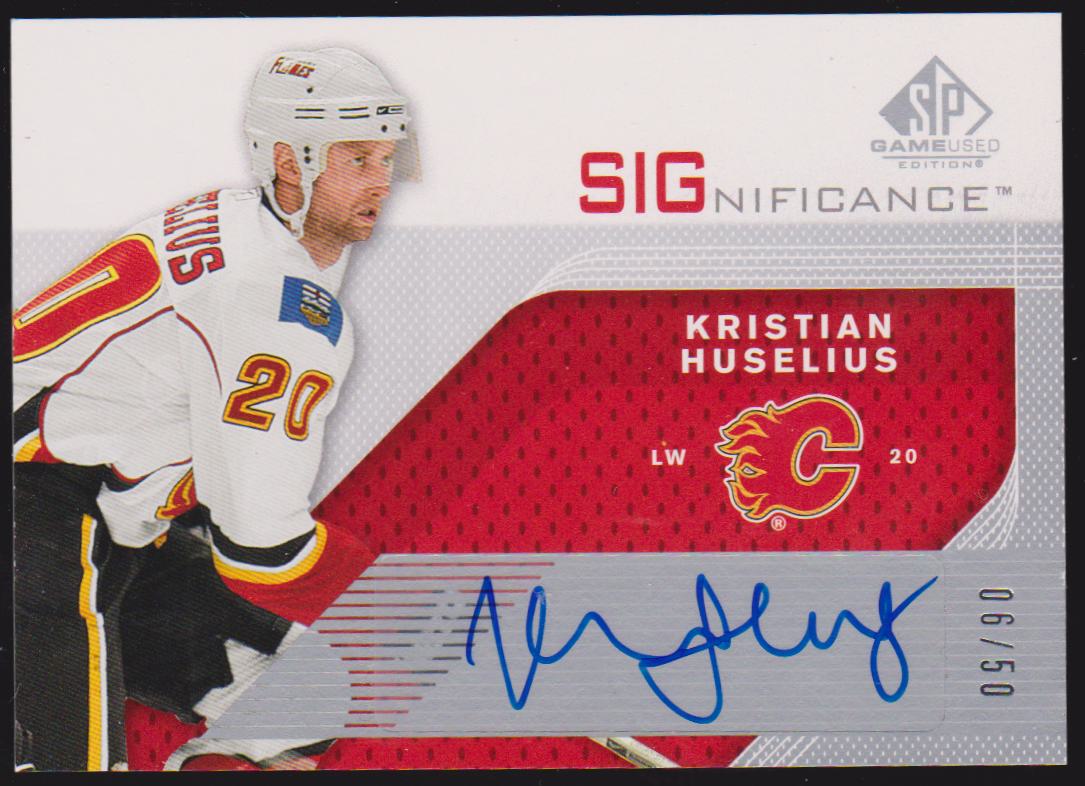 (image for) 2007-08 SP Game Used SIGnificance #SKH Kristian Huselius 06/50