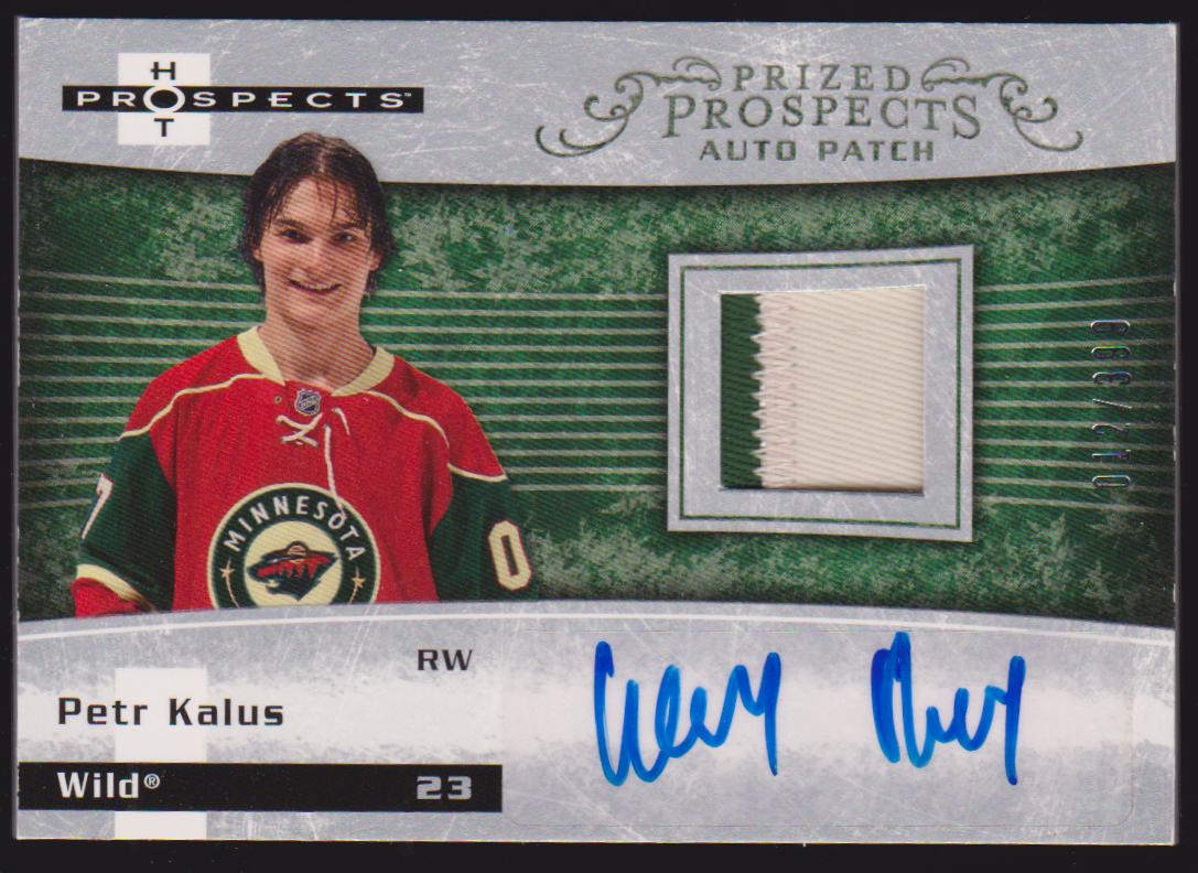 (image for) 2007-08 Hot Prospects #214 Petr Kalus Jerseys/Patch AUTO RC - 012/399