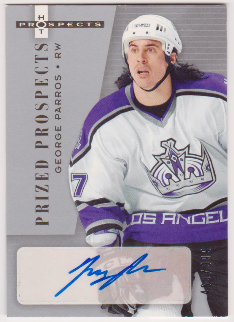 (image for) 2005-06 Hot Prospects #201 George Parros AUTO RC