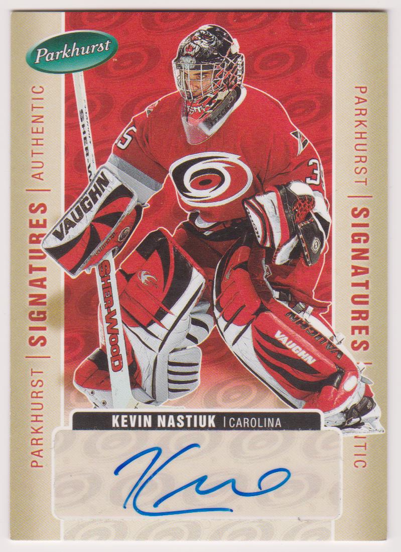 (image for) 2005-06 Parkhurst Signatures #KN Kevin Nastiuk - AUTO - RC Year