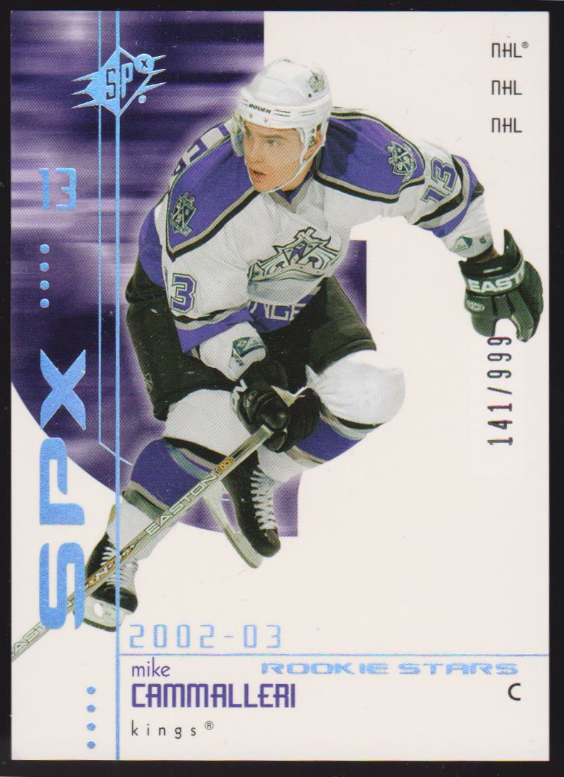 (image for) 2002-03 SPx #190 Mike Cammalleri RC 141/999
