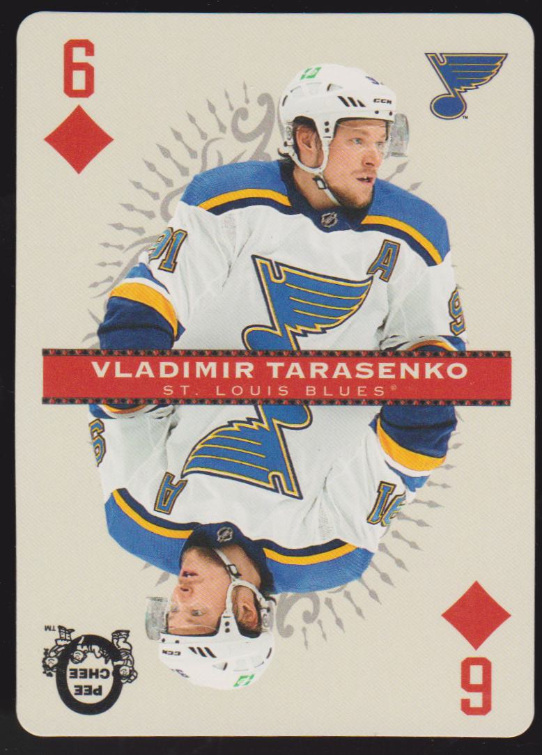 2021-22 O-Pee-Chee Playing Cards #6DIAMONDS Vladimir Tarasenko (image for) 2021-22 O-Pee-Chee Playing Cards #6DIAMONDS Vladimir Tarasenko