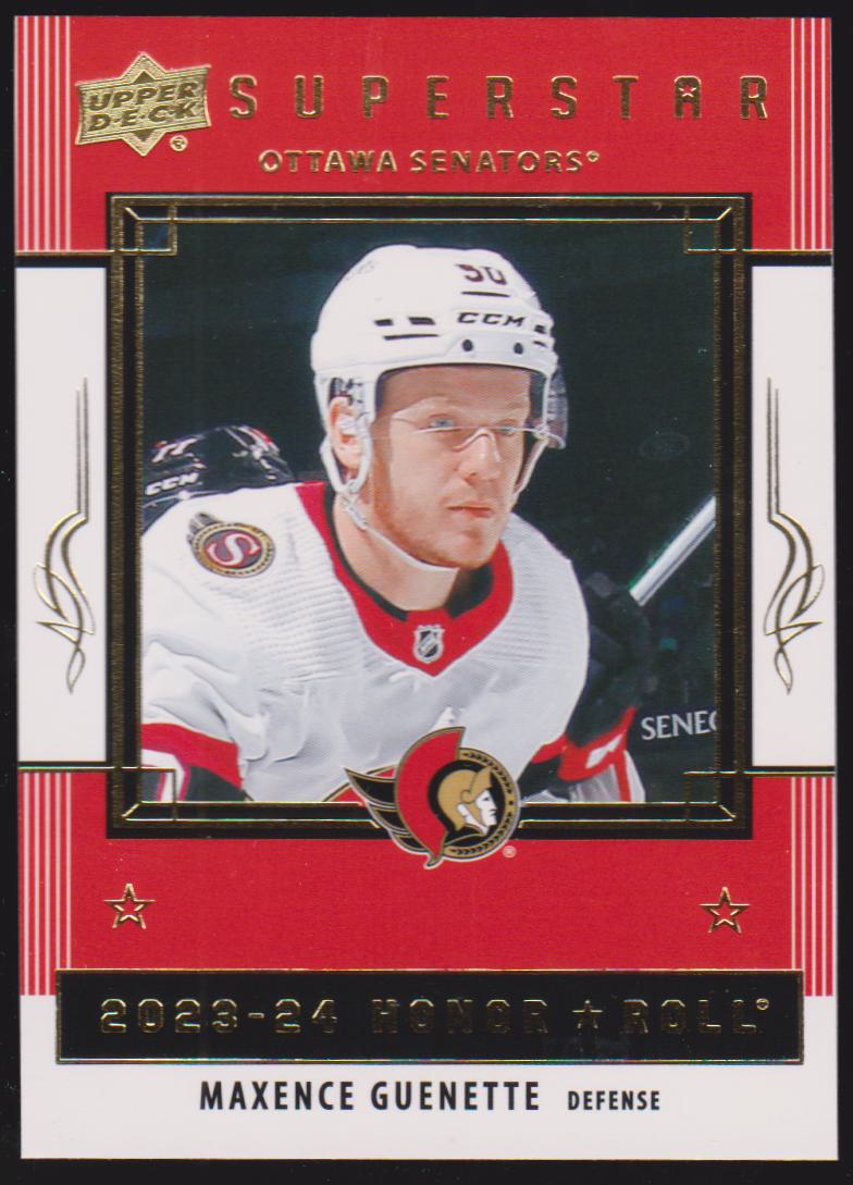 2023-24 Upper Deck Honor Roll #HR50 Maxence Guenette - RC Year (image for) 2023-24 Upper Deck Honor Roll #HR50 Maxence Guenette - RC Year