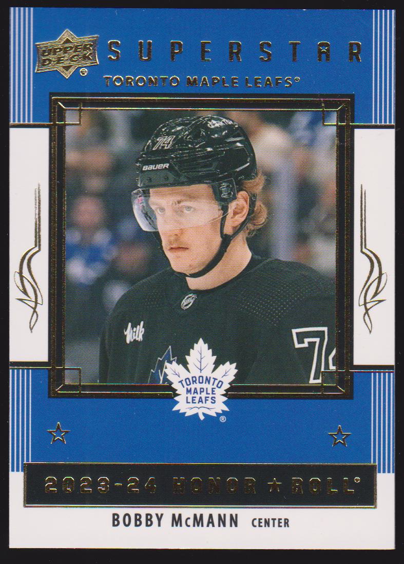 2023-24 Upper Deck Honor Roll #HR59 Bobby McMann - RC Year (image for) 2023-24 Upper Deck Honor Roll #HR59 Bobby McMann - RC Year