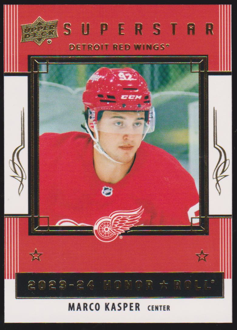2023-24 Upper Deck Honor Roll #HR65 Marco Kasper - RC Year (image for) 2023-24 Upper Deck Honor Roll #HR65 Marco Kasper - RC Year