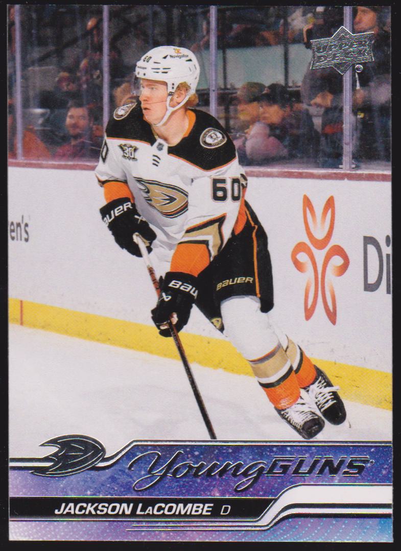 2023-24 Upper Deck #456 Jackson LaCombe Young Guns RC (image for) 2023-24 Upper Deck #456 Jackson LaCombe Young Guns RC