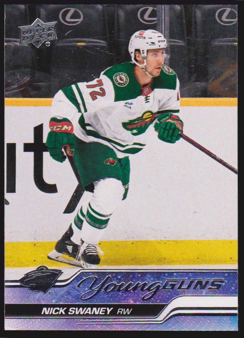 2023-24 Upper Deck #458 Nick Swaney Young Guns RC (image for) 2023-24 Upper Deck #458 Nick Swaney Young Guns RC