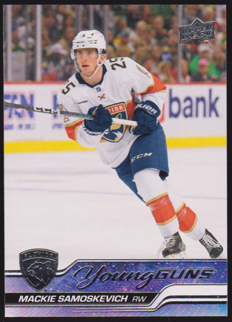 2023-24 Upper Deck #464 Mackie Samoskevich Young Guns RC (image for) 2023-24 Upper Deck #464 Mackie Samoskevich Young Guns RC