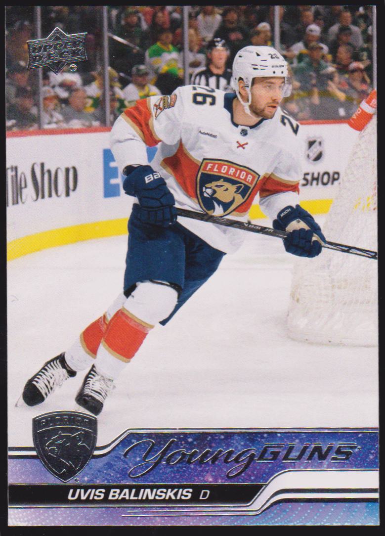 2023-24 Upper Deck #476 Uvis Balinskis Young Guns RC (image for) 2023-24 Upper Deck #476 Uvis Balinskis Young Guns RC