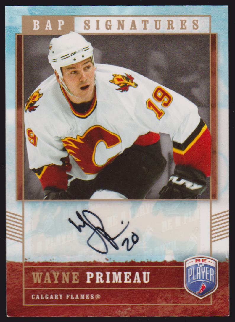(image for) 2006-07 Be A Player Signatures #WP Wayne Primeau